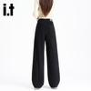 Izzue Women's Cotton Straight-Leg Cargo Pants