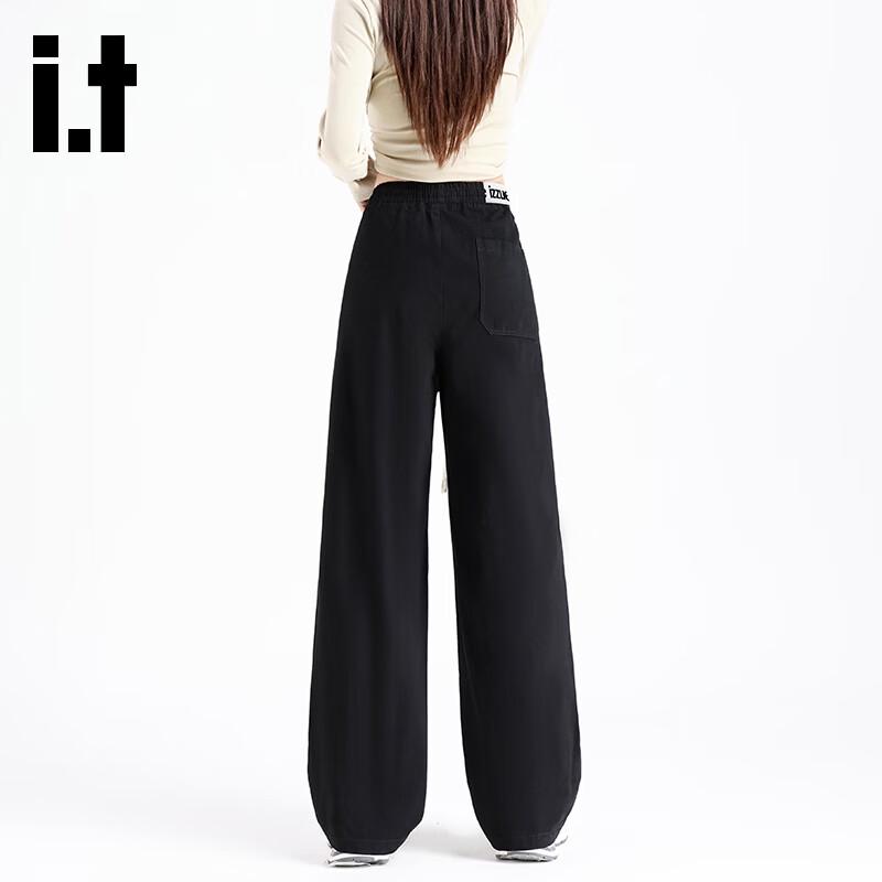Izzue Women's Cotton Straight-Leg Cargo Pants