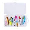 11Pcs Fishing Artificial Baits Colorful Plastic Lifelike Lures Swimbait Fishing Accessory