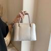 Luxury Red Bride Wedding Handbag  New Women's Large Capacity Versatile Underarm Bag Temperament Elegant Single Shoulder Bag