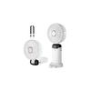 Handheld Fan, Mini Portable Fan USB Rechargeable, Small Pocket Fan 5 Speeds with Lanyard and Base, Built-in 4200mAh Battery USB Desk Fan Foldable for