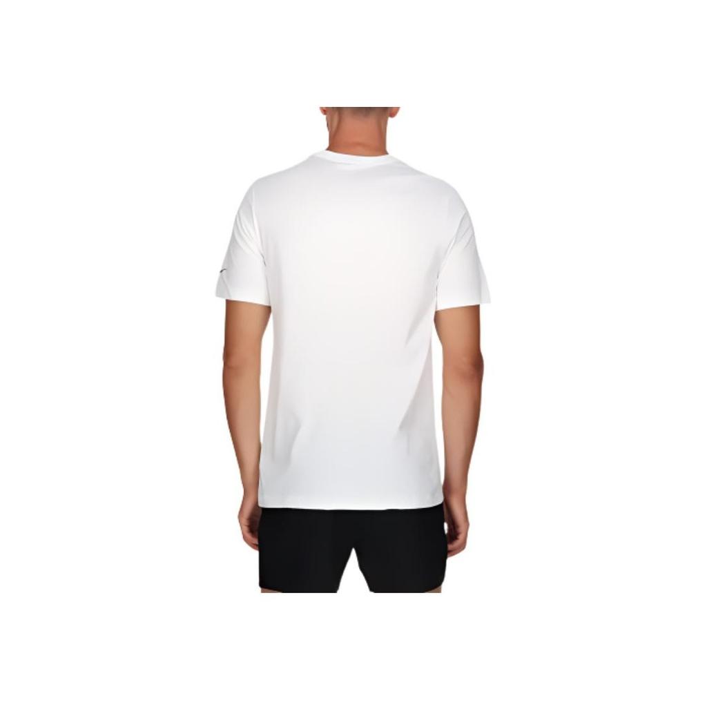 Nike Court Dri-FIT Rafa Logo Print Crew Neck Short Sleeve T-Shirt Men Tops White FJ1504-100
