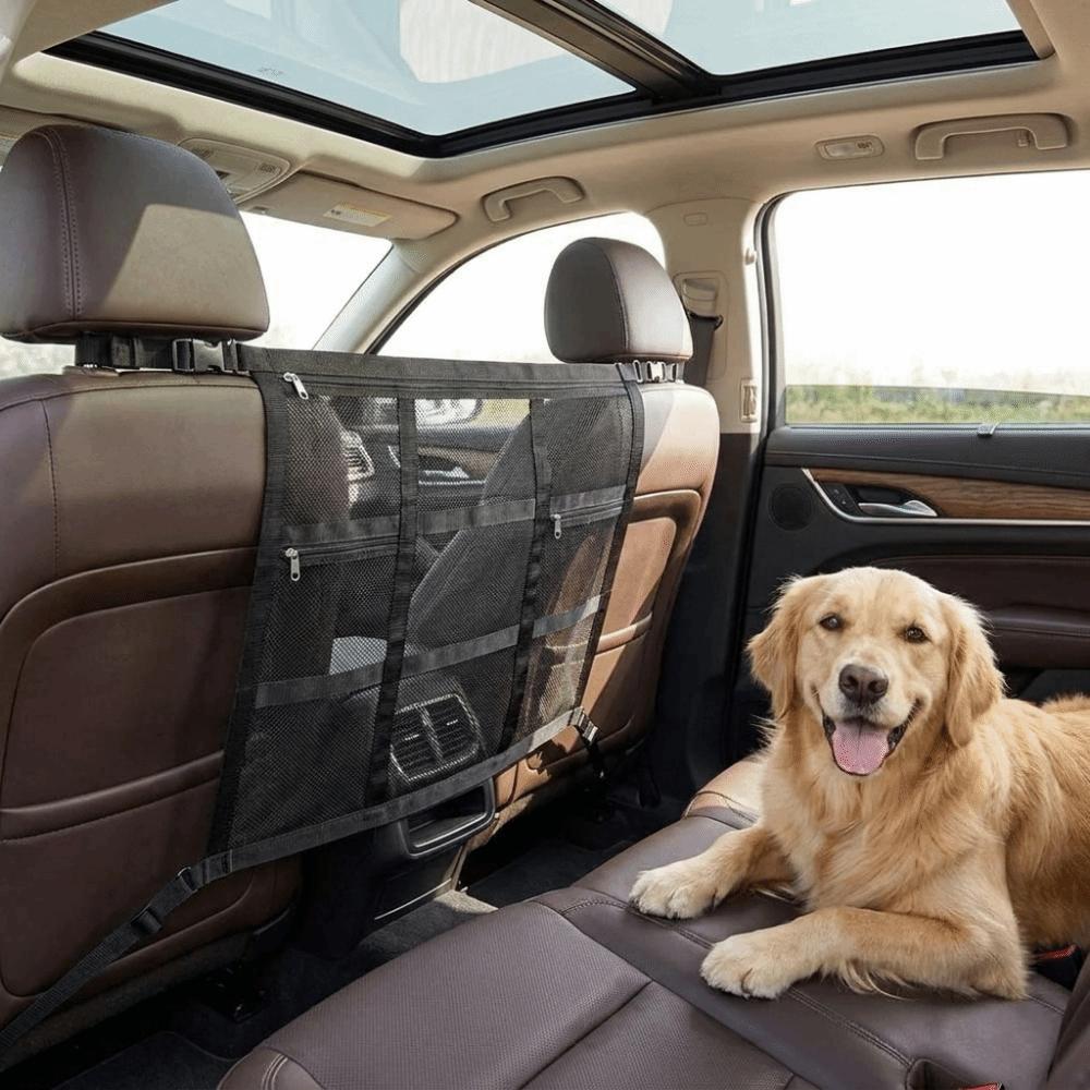 Sturdy Durable Car Storage Net Elastic Edge Car Seat Protective Net Car Pet Barrier Trunk Seat