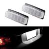 Pair of 18-LED Black License Plate Lights for Mazda Miata MX5 06-15 & Fiat 124