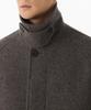 Musinsa Standard Shetland Wool Oversized Balmacaan Coat [Brown]