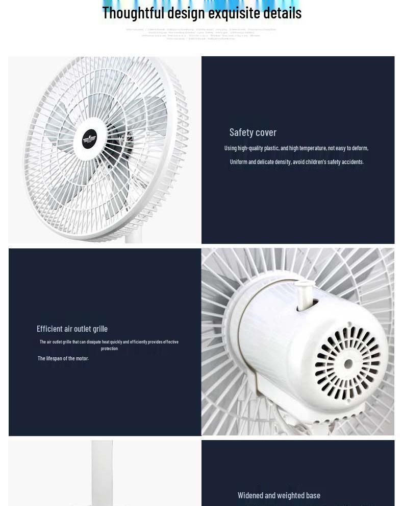 Remote Control Oscillating Floor Fan - Energy-Saving, Powerful Wind, Timer, Suitable for Dormitory & Bedroom
