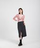 Cotton Rivers Club Double Edge Skirt (Black)