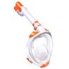 PIVOT GEAR Vollgesichts-Schnorchelmaske für Kinder, Orange, Größe XS