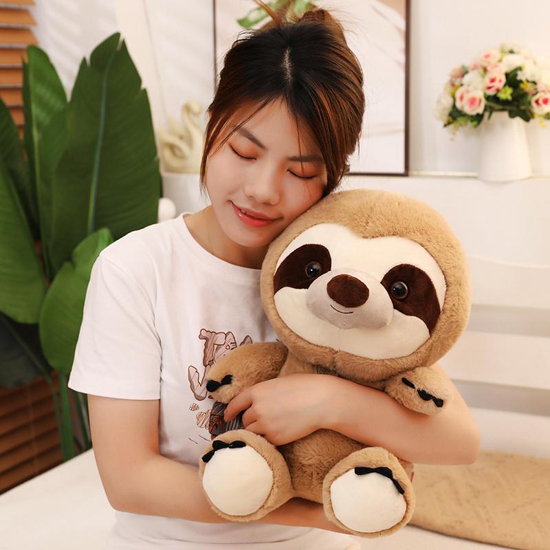 1Pc 22/30/39CM Cute Sloth Peluche Toys Stuffed Soft Animal Sloth Pillow Kawaii Toy for Birthday Xmas Gifts