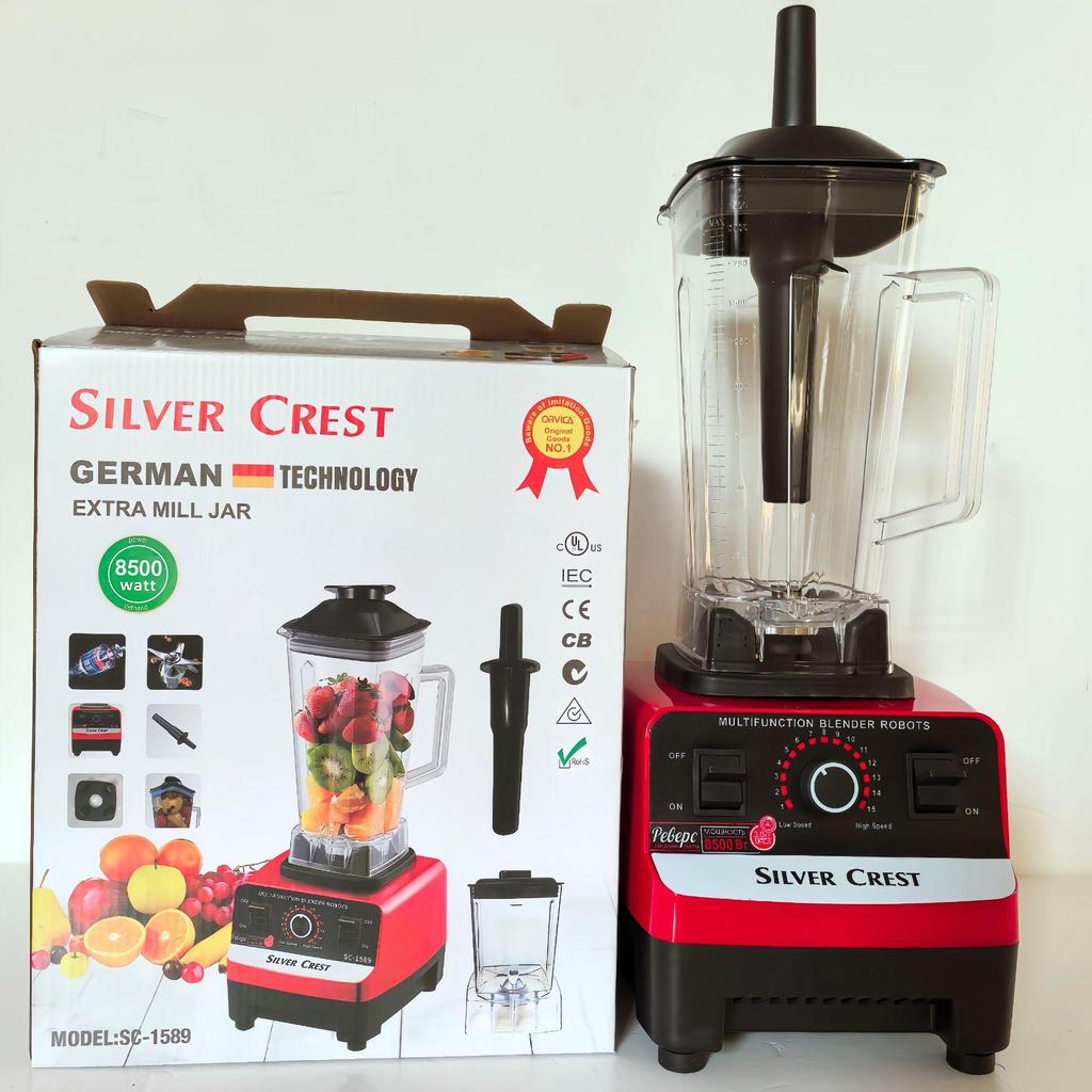 Pure Copper 4L 8-in-1 Blender: High Power Stainless Steel Mixer, Meat Grinder, Juicer.