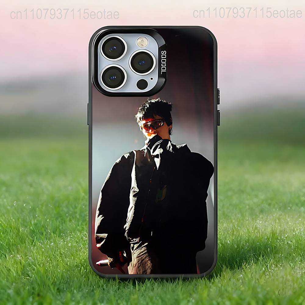

K-Kai Angel Damage SINGER Phone Case For iPhone 17,16,15,14,13,12,11,Pro,XS,Max,Plus,Mini,SE4,E Black Matte Shockproof Cover iPhone17promax
