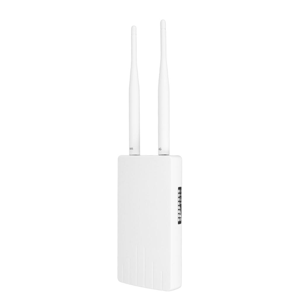 Outdoor 4G LTE CPE WiFi Router 150Mbps Waterproof Mobile WiFi Router with 2pcs Detachable Antennas 100‑240V