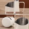 Coffee Milk Frother Jug Temperature Sensing Patch Stainless Steel Accurate Scale Volume Control Advanced Professional CoffeeTool