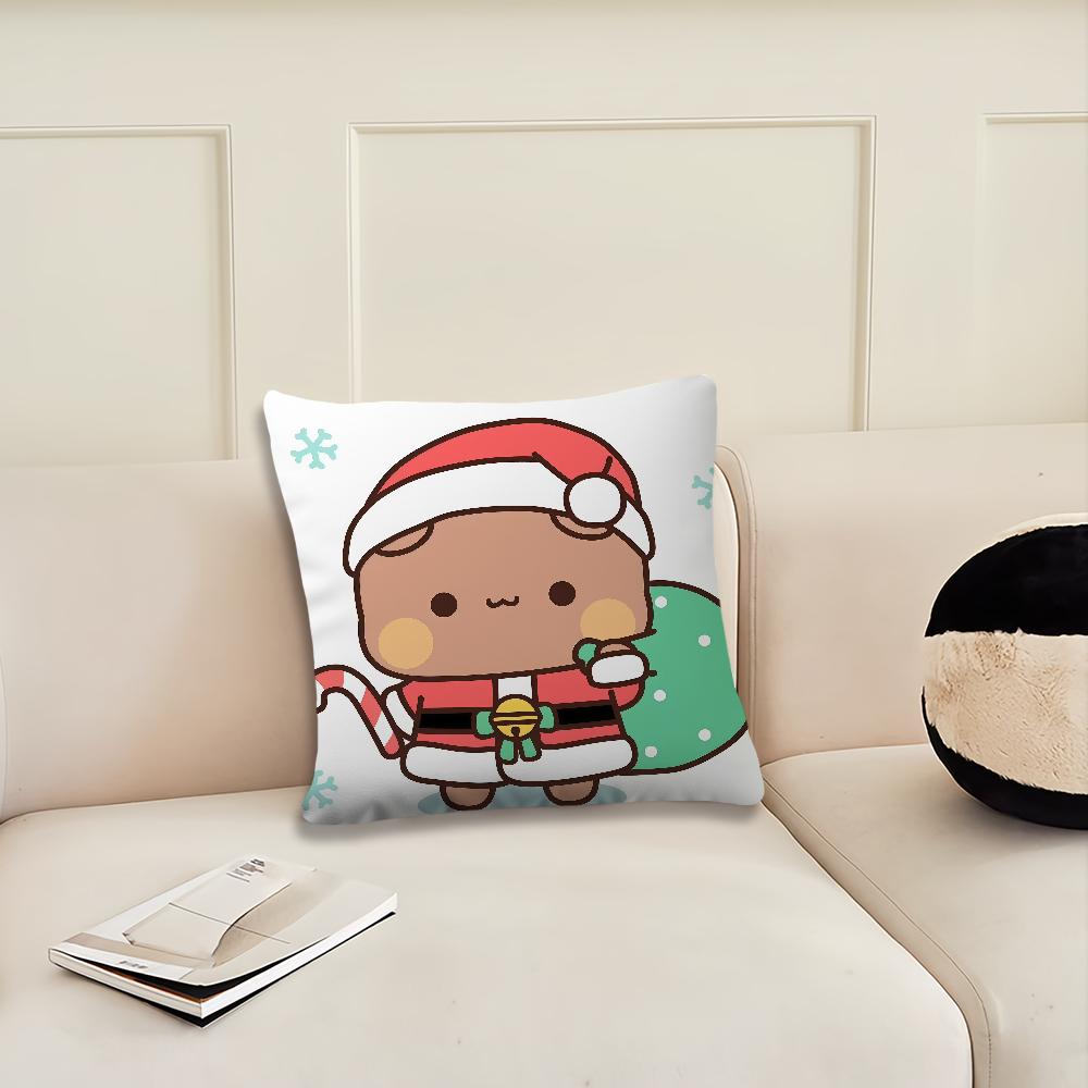 Cartoon cute dudu bubu Christmas cushion cover Pillow Cover Decoration Room Home Sofa living Office Car Nordic Simplicity