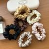 Kvinnor 100% Ren Mullbärssilke Hårband Vit Silke Scrunchies Flickor Elastiska Hår Gummiband Enfärgad Hårrep chouchou soie