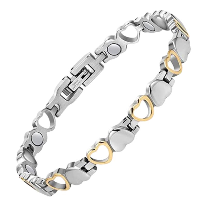 Heart Shape Health Magnetic Bracelet Anti Radiation Women Girls Bangle  Fashion Jewelry