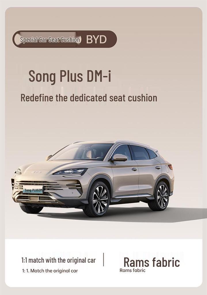 BYD Song Plus DMI Full Coverage Seat Cover & Cushion for 25 Models - Special Fit for EV Rams