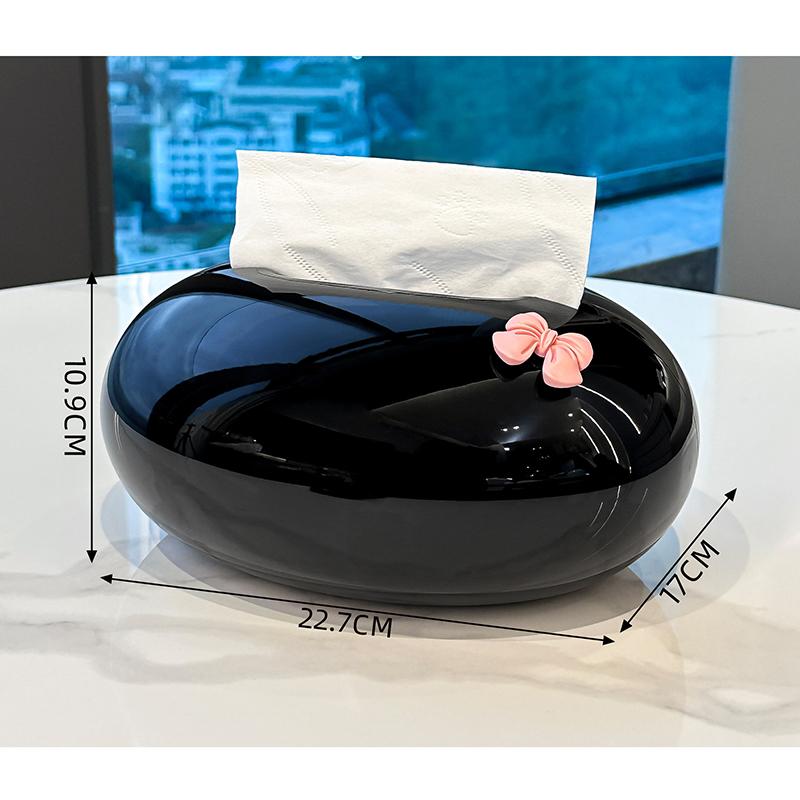 Minimalismus Ovale Magnetische Taschentuchbox Kaffeetisch Schreibtischdekoration Kreative Accessoires Taschentuchbox Nachttisch Papiertuchhalter