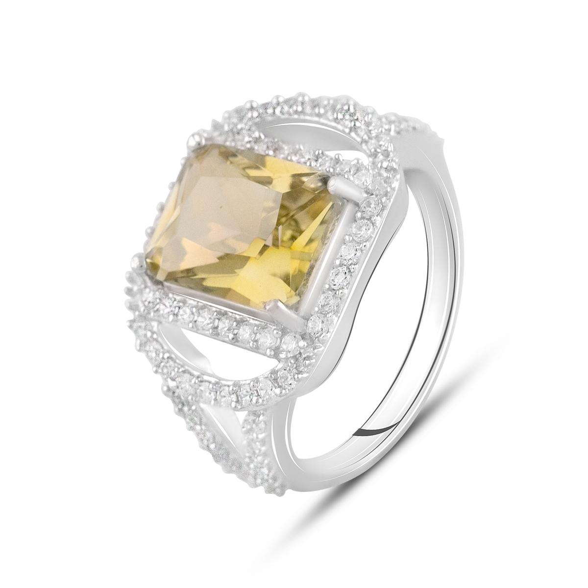 

Срібна каблучка з топазом 3.74ct. (2123064) 16 різнокольорові кольору
