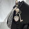 Vintage Heart Pocket Watch Keychain Romance Alloy Designs Special Gifts for Lovers