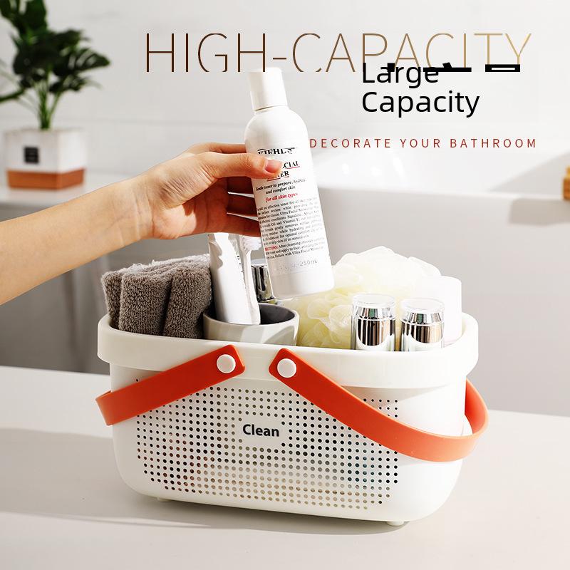 Portable Bathroom Wash Basket for Storage