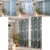 Nordic Style Blackout Window Curtain With Velcro And Hooks For Modern Homes