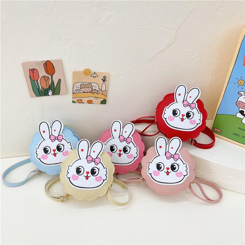 Cartoon Cute Rabbit Childrens Lanyard Messenger Bag Autumn Student Coin Purse