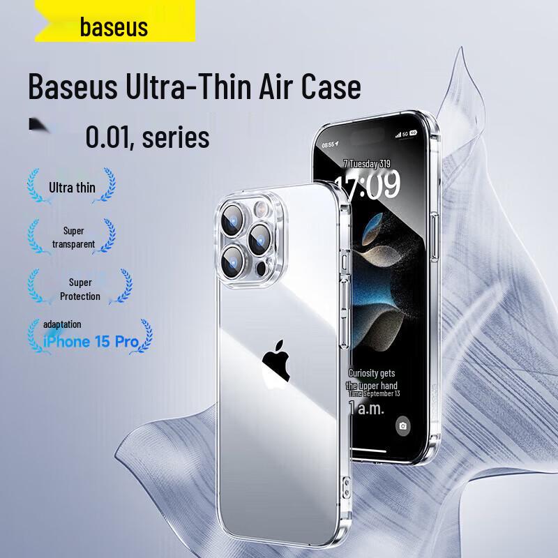 Baseus Transparent Anti-Drop Soft TPU Phone Case for iPhone