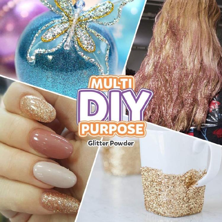 16 ColorsDIY Crafts Epoxy Resin Mold Filler Nail Art Decorations Crystal Sequins