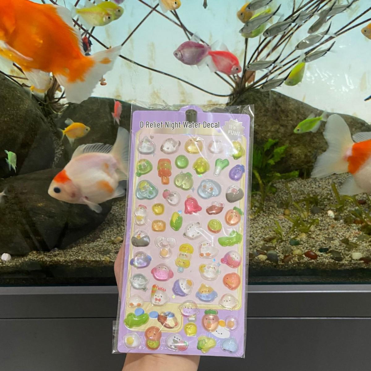 

High-Value 3D Cartoon Luminous Stickers: Cute, Popular Style for Rewards