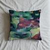 H-Hosono Cushion Cover Soft Case Sofa Living Cute Room Home Comfortable Office Decor Protective Art Cat K-Karin Pillow