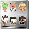 Bubu and Dudu Fridge Magnets Kawaii Panda Yier Refrigerator Magnets Sticker Home Decor Sticker Creative Anime Home Accessories