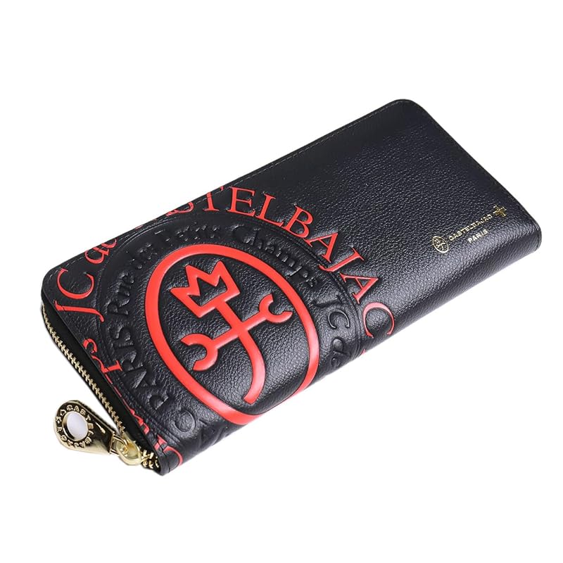 

[Castelbajac] round zipper long wallet With coin purse comet 046602 red