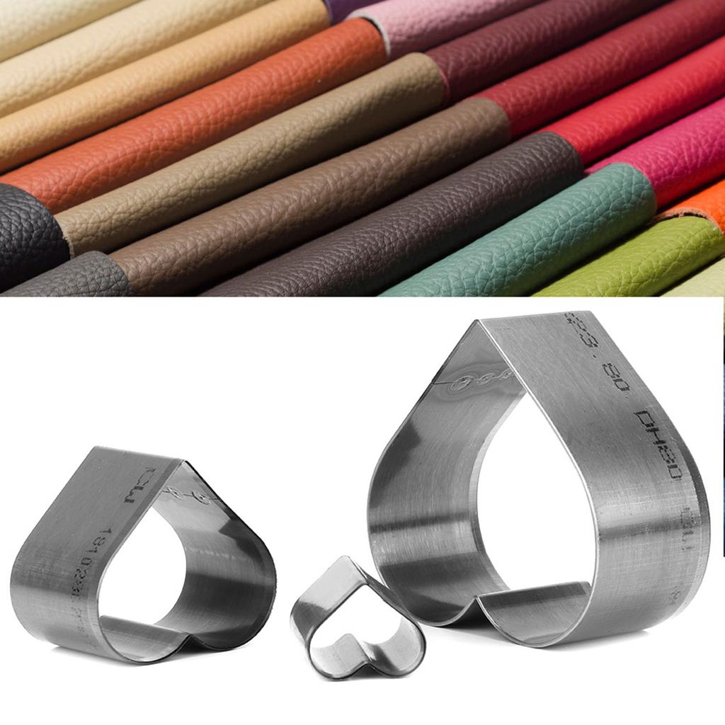 3pcs DIY Leather Craft Cutter Set Knife Mold Die Template Cutting Punching Tool (Heart)