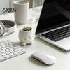Three Legged Flower Container 3D Printed Face Planter Pot with Cat Design, Decorative Succulents Pot, Modern Home Office Decoration Creative