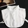Jacquard Detachable Fake Collar White Adjustable Neckline False Blouse Collar  Clothes Decoration