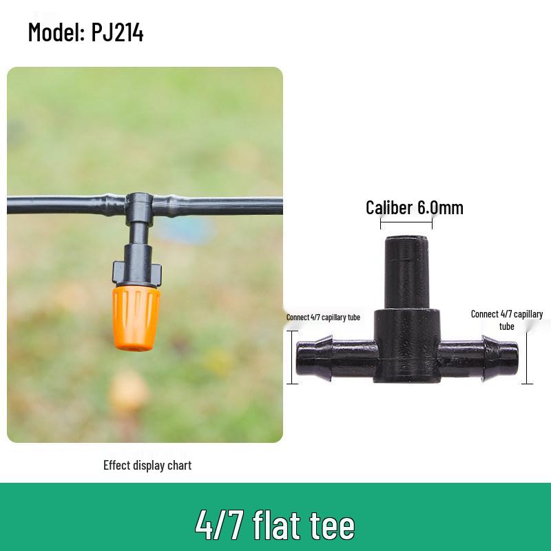 Capillary and Micro-Sprinkler Fittings: Single/Double Hooks, Tee, Straight Connector, Drip Stop, Mountain Bracket, Five-Way, Greenhouse.