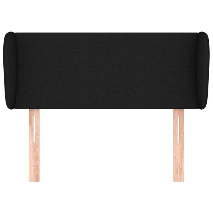 VidaXL Headboard with Ears Black 83x23x78-88 Cm Fabric3116840