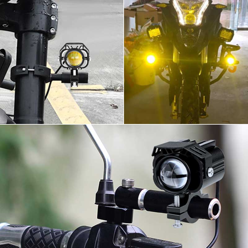 Motorrad Canbus LED Scheinwerfer Spot Projektorlinse Nebelscheinwerfer Blinker Zusatzleuchte mit Schalter für Auto Off-road 4X4 ATV UTV