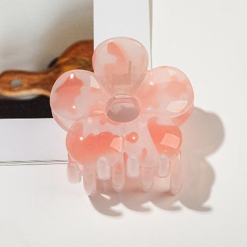 High-end Smudge Small Hairpin Female High Ponytail Plate Hair Clip Flower Square Grab Clip Hair Accessories