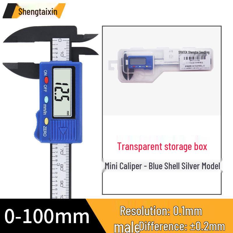 Antique-Style Digital Vernier Caliper for Jewelry and Playthings - Mini Electronic Display with Oil Gauge