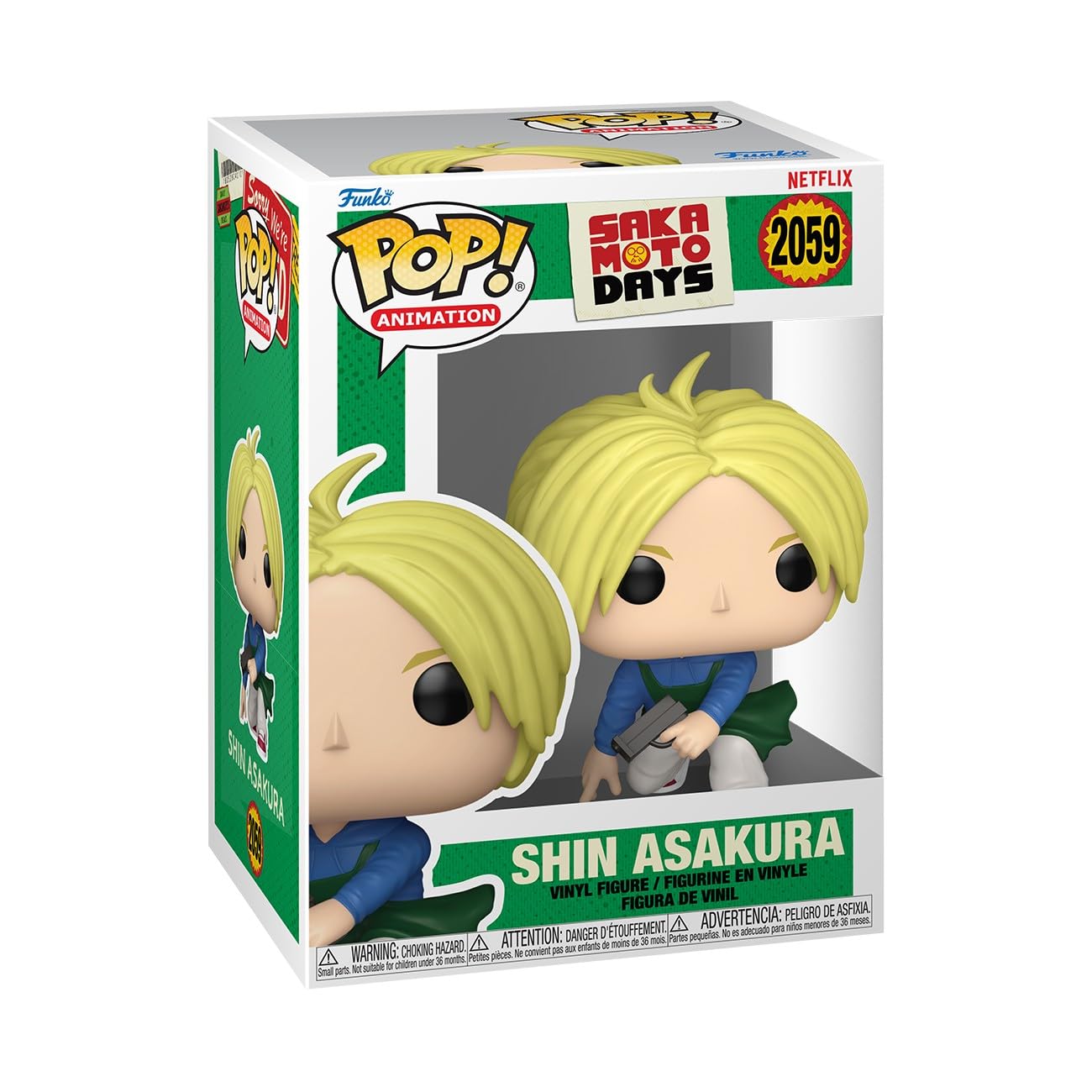 

Funko Sakamoto Days Асакура Син Коллекционная виниловая фигурка Идея для подарка Официальный мерч Игрушки для детей и взрослых Фанаты аниме Модель-фигурка для коллекционеров