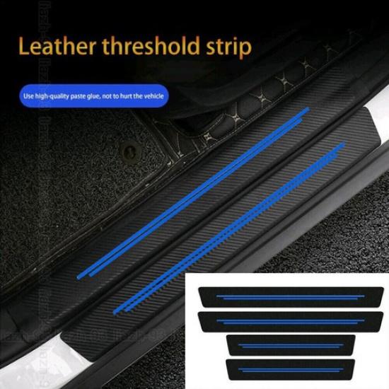 Olor Car Door Plate Sill Scuff Cover Anti-Scratch Sticker Protector Strip Trim