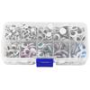420pcs Plastic Box Included Wiggle Eyes Multi Purpose DIY Wiggle Eyes Wiggle Googly Eyes  DIY