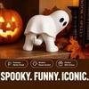Figurka Ducha Halloween Mały Prezent Ozdoba na Biurko, Ze Środkowym Palcem Reprezentującym Zabawnie Wyglądającego Ducha Mały Duch