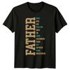 Moedige Held Vriendelijke Beschermer Vader T-shirt Vaderdag Cadeau Unisexs Unisexs
