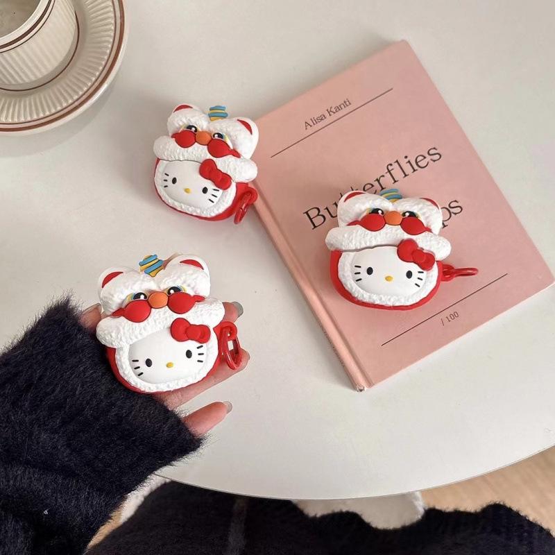 Cute Dancing Lion AirPods Pro Protective Case for All Generations