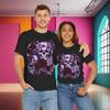 Skulls and Roses Cotton Tee T Shirt Unisex Graphic Shirt