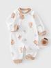 Infant Unisex Cotton Bodysuit: Long Sleeve Romper for Autumn/Winter