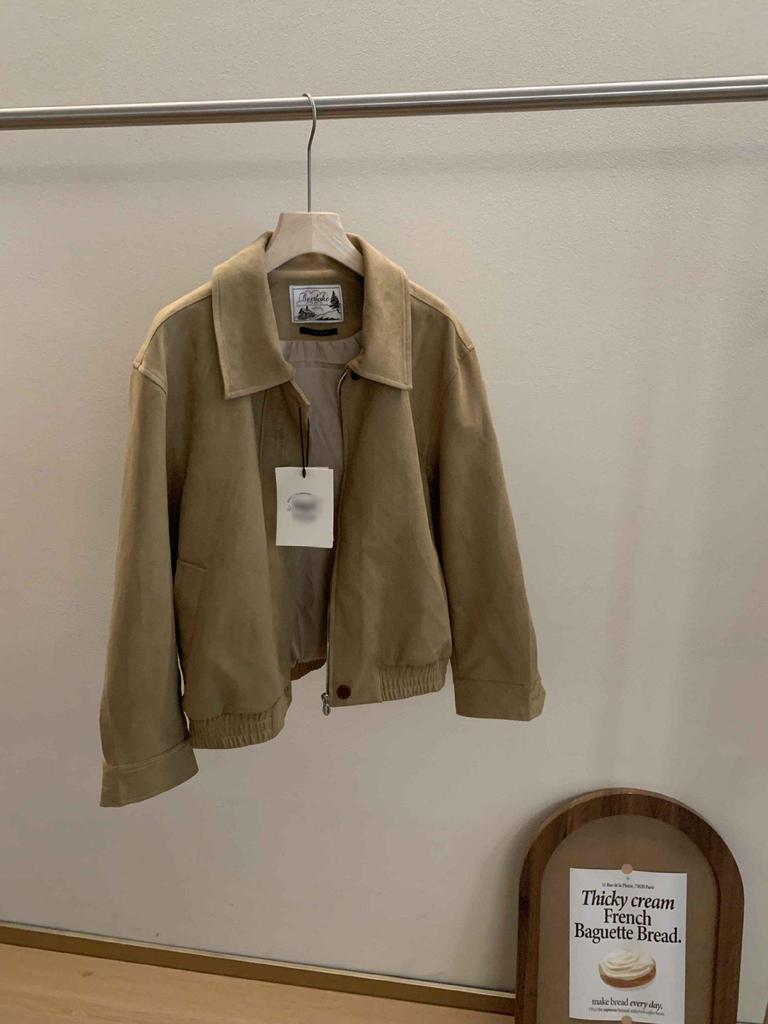 In-Stock Women's Korean-Style Vintage Suede Jacket - High-End, Casual, Versatile